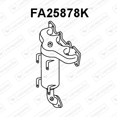 Manifold Catalytic Converter Fiat GRANDE PUNTO · Fiat LINEA · Fiat PUNTO EVO