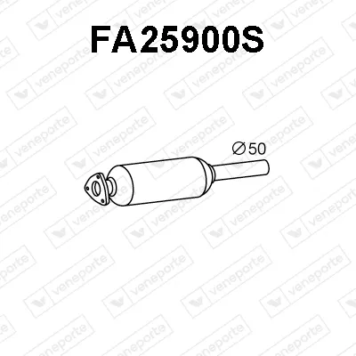 Soot/Particulate Filter, exhaust system Alfa Romeo MITO · Fiat GRANDE PUNTO · Fiat GRANDE PUNTO Van