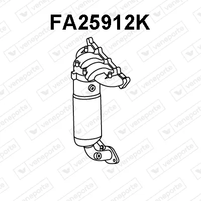 Manifold Catalytic Converter Fiat GRANDE PUNTO · Fiat DOBLO Bus · Fiat DOBLO Cargo