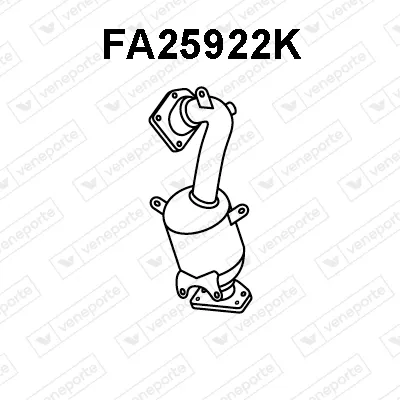 Catalytic Converter Alfa Romeo MITO · Fiat GRANDE PUNTO · Fiat BRAVO II