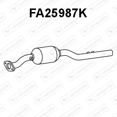 Catalytic Converter Fiat 500X · Jeep RENEGADE SUV