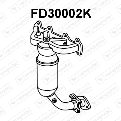 Manifold Catalytic Converter Ford FIESTA IV · Ford FIESTA Box Body/MPV · Ford KA