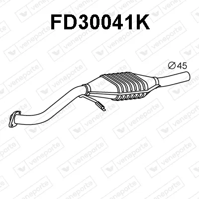 Catalytic Converter Ford FIESTA III