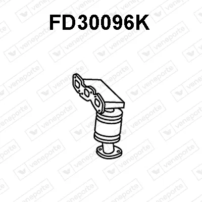 Manifold Catalytic Converter Ford MONDEO I Turnier · Ford MONDEO II Turnier