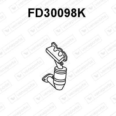 Manifold Catalytic Converter Ford MONDEO II Turnier