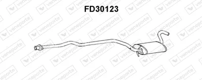 Front Muffler Ford ESCORT III · Ford ESCORT III Turnier