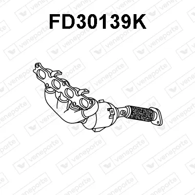 Manifold Catalytic Converter Ford FIESTA VI · Ford FIESTA VI Van · Ford FIESTA Saloon