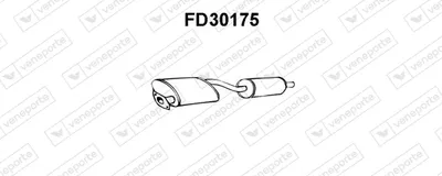 Rear Muffler Ford TRANSIT Bus · Ford TRANSIT Van · Ford TRANSIT Platform/Chassis