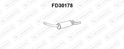 Rear Muffler Ford SCORPIO I · Ford SCORPIO I Saloon
