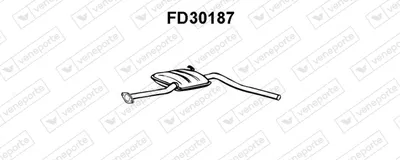 Front Muffler Ford SIERRA II Hatchback · Ford SIERRA II · Ford SIERRA II Turnier