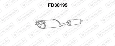 Front Muffler Ford TRANSIT Bus · Ford TRANSIT Van · Ford TRANSIT Platform/Chassis