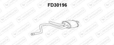 Centre Muffler Ford MONDEO I · Ford MONDEO I Saloon