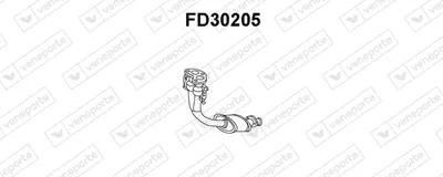 Exhaust Pipe Ford FIESTA II