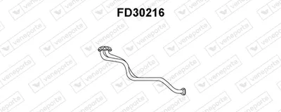 Exhaust Pipe Ford GRANADA Turnier