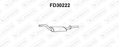 Rear Muffler Ford GRANADA · Ford GRANADA II · Ford GRANADA Turnier