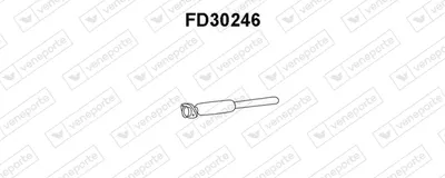 Front Muffler Ford SCORPIO I · Ford SIERRA I Hatchback · Ford SIERRA Turnier
