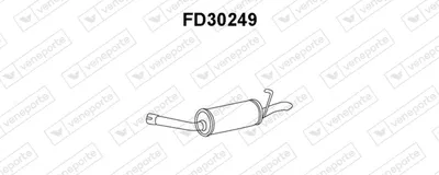 Rear Muffler Ford SCORPIO I