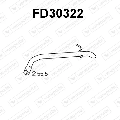 Exhaust Pipe Ford TOURNEO CONNECT · Ford TRANSIT CONNECT