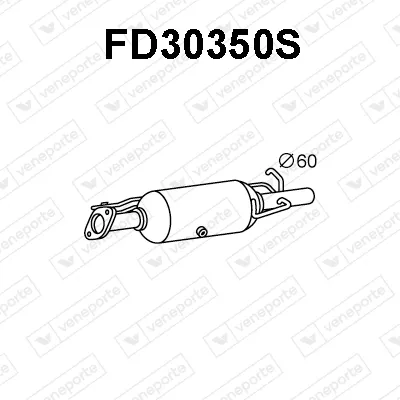 Soot/Particulate Filter, exhaust system Ford TRANSIT Platform/Chassis