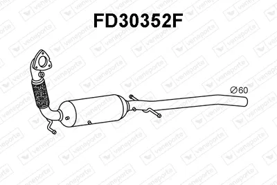 Soot/Particulate Filter, exhaust system Ford TOURNEO CUSTOM V362 Bus · Ford TRANSIT CUSTOM V362 Van · Ford TRANSIT CUSTOM V362 Bus