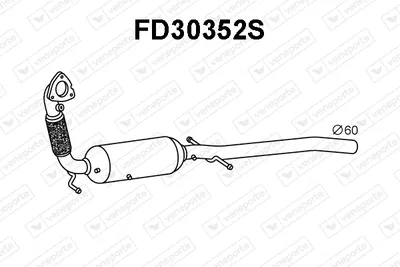 Soot/Particulate Filter, exhaust system Ford TOURNEO CUSTOM V362 Bus · Ford TRANSIT CUSTOM V362 Van · Ford TRANSIT CUSTOM V362 Bus