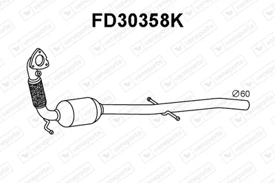 Catalytic Converter Ford TOURNEO CUSTOM V362 Bus · Ford TRANSIT CUSTOM V362 Van · Ford TRANSIT CUSTOM V362 Bus