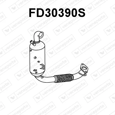 Soot/Particulate Filter, exhaust system Ford FIESTA VI