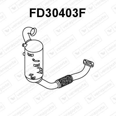 Soot/Particulate Filter, exhaust system Ford C-MAX II · Ford GRAND C-MAX · Ford FOCUS III