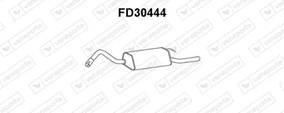 Rear Muffler Ford ESCORT VI Turnier · Ford ESCORT CLASSIC Turnier