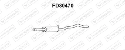 Front Muffler Ford GALAXY I