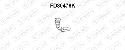 Catalytic Converter Ford FIESTA IV · Ford FIESTA Box Body/MPV