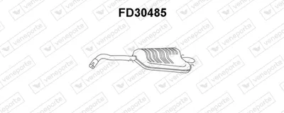 Rear Muffler Ford ESCORT VI · Ford ESCORT VI Convertible