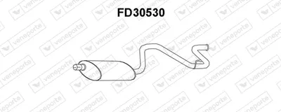 Rear Muffler Ford TRANSIT Bus · Ford TRANSIT Van · Ford TRANSIT TOURNEO Bus