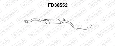 Centre Muffler Ford ESCORT V · Ford ESCORT V Turnier · Ford ESCORT V Saloon