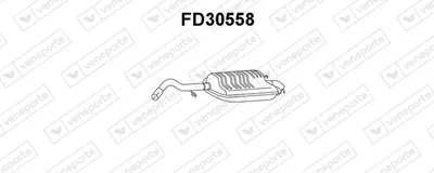 Rear Muffler Ford ESCORT V · Ford ESCORT V Convertible