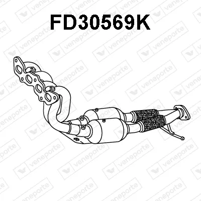 Manifold Catalytic Converter Ford FOCUS C-MAX · Ford FOCUS II · Ford FOCUS II Turnier