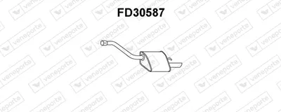Exhaust Pipe Ford FOCUS I Saloon