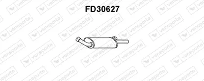 Rear Muffler Ford FIESTA III