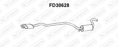 Front Muffler Ford ESCORT III · Ford ESCORT III Convertible · Ford ESCORT IV