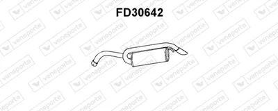 Rear Muffler Ford ESCORT V Turnier · Ford ORION III
