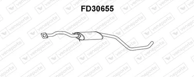 Front Muffler Ford ESCORT VI · Ford ESCORT VI Saloon · Ford ESCORT VI Turnier