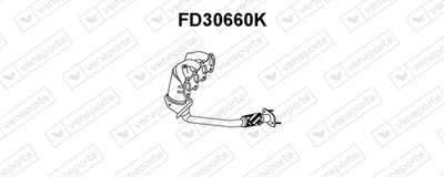 Manifold Catalytic Converter Ford FIESTA IV