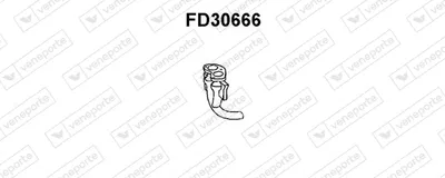 Exhaust Pipe Ford FIESTA III · Ford FIESTA Hatchback Van