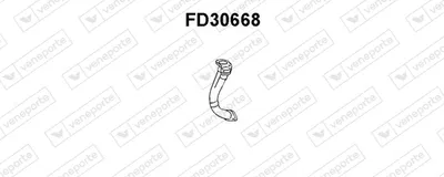 Exhaust Pipe Ford FIESTA III