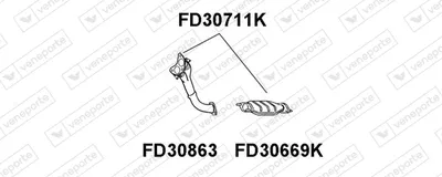 Catalytic Converter Ford ESCORT V Turnier · Ford ESCORT V Saloon · Ford ORION III