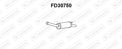 Rear Muffler Ford SIERRA Turnier · Ford SIERRA II Turnier