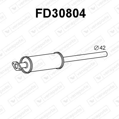 Front Muffler Ford FOCUS C-MAX · Ford FOCUS II · Ford FOCUS II Turnier