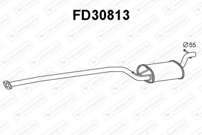 Centre Muffler Ford FOCUS C-MAX · Ford FOCUS II · Ford FOCUS II Turnier
