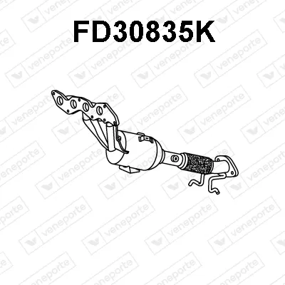 Manifold Catalytic Converter Ford FOCUS C-MAX · Ford FOCUS II · Ford FOCUS II Turnier