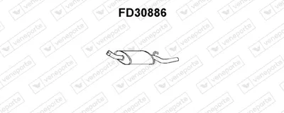 Rear Muffler Ford ORION II